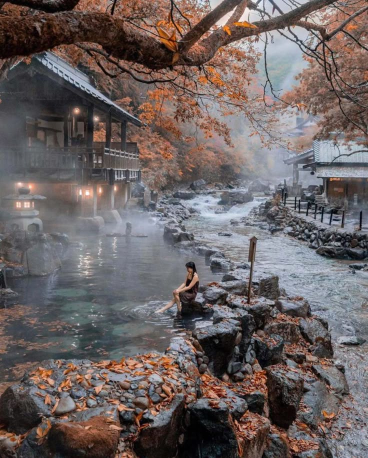 RIVERSIDE BATH · 계류 옆 침묵의 욕장